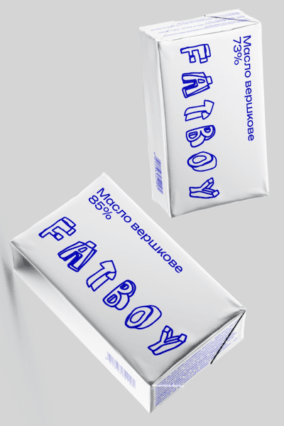 дизайн упаковки для FATBOY